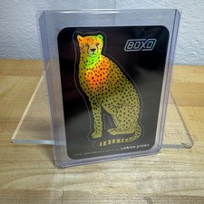 Boxo Card Co Lorien Stern Foil Cheetah Sticker Mike Mitchell Poor Example picture