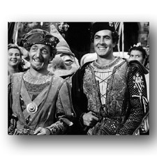 Tyrone Power Jr. And Everett Sloane Photo 8x10 Candid Portrait picture