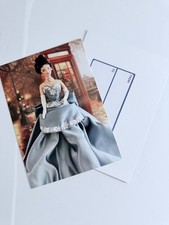 Brand New 1999 Wedgwood Barbie Postcard with Mailing Label picture