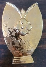 Vintage McCoy 24kt Gold Weeping Glazed Vase Planter 5.75