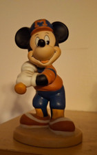 Disney Mickey Mouse Figurine Baseball Holding Bat Made in Sri Lanka 4