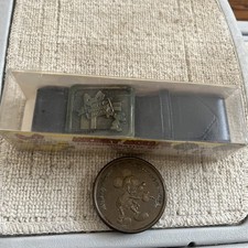 Vintage 1978 Mickey mouse commemorative belt and a 1937 Mickey belt buckle picture