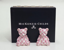 Mackenzie Childs Rosy Bear Salt & Pepper Set picture