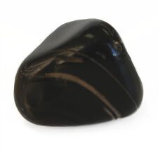 Grade A Big Size Thick Black Onyx Tumbled Polished Natural Stone picture