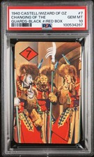 1940 Castell Wizard of Oz Tinman Scarecrow Lion Guards Red/Black 7 PSA 10 GEM-MT picture