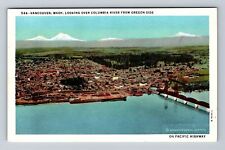 Vancouver WA-Washington, Pacific Highway Columbia River Antique Vintage Postcard picture