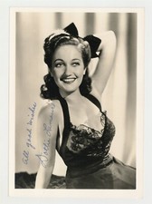 Dorothy Lamour 1936 Signed 5x7 Actress Big Band Singer Photo Portrait J14202 picture