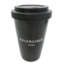 Balenciaga Miami Coffee Cup Tumbler Logo Black Porcelain 145cm (Ages 14+) picture