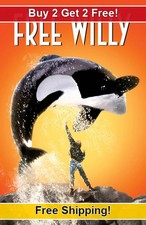 Free Willy 1993-01 11x17 Movie TV Show Poster Buy 2 Get 2 Free  picture