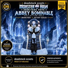 Monster High 2026 Fang Vote Abbey Bominable Doll Mattel Creations COA picture