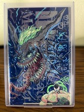RZP Embossed Foil Sketchbook Venomized Joker w Artist Remark picture