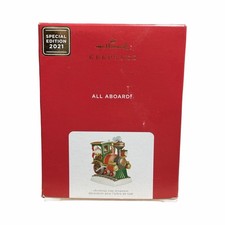 2021 Hallmark All Aboard Ornament - Santa Magic Express Train - Special Edition picture