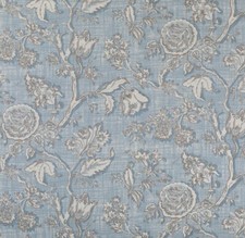 Marvic Classic Floral Print Uphol Fabric- Jacaranda / Bleu 2.50 yds 7256-2 picture