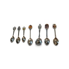 Lot Of 7  Vintage Collector Spoons From 1975 - 1991 picture