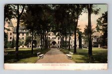 Godfrey IL-Illinois, Monticello Seminary, c1907 Vintage Souvenir Postcard picture