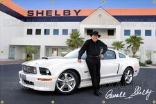 CUSTOM BANNER JOB 4' HIGH X 6' WIDE CARROLL SHELBY picture
