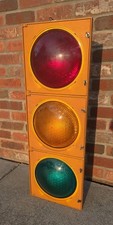 Vintage Durasig Eagle 30 Inch 3 Light Intersection Traffic Light picture