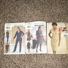 Vogue Women's Vintage Original Sewing Pattern Lot Dress Suit pants top 14-16-18 picture