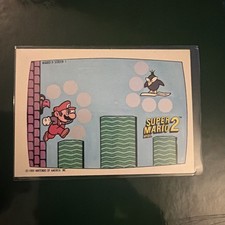 1989 Topps Nintendo Super Mario Bros 2 Scratch-off Card - Screen 1 of 10 picture
