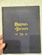 1895 Antique Baker University Baldwin Kansas The Orange Blossom Yearbook EUC picture