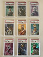 2019 Panini Fortnite Exclusive Pre-Sale Crystal Shard Complete Set P1-P9 PSA picture