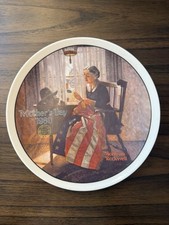 Norman Rockwell Mother’s Day 1980 Knowles Collector Plate Box COA picture