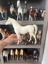 Vintage Breyer Horse #217 Matte Alabaster Proud Arabian Mare PAM Grey Shading picture