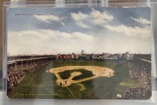 Antique 1909 Chicago Cubs West Side Ball Park Stadium Postcard Vintage picture