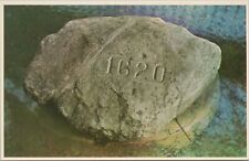 Plymouth Massachusetts~Historic Plymouth Rock~Founding Of Democracy~Vintage PC picture
