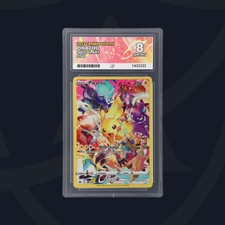 Pokémon 2023 Crown Zenith Pikachu 160/159 Full Art Holo ACE 8 graded picture