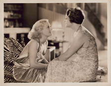 JOAN CRAWFORD + PAULINE FREDERICK Original 1931 PORTRAIT BEHIND SCENE Photo J 33 picture