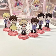 6Pc/Set Ouran Host Club - Haruhi/Tamaki 5cm Acrylic Stand Figure Collection picture