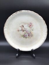 Antique Servres Porcelain Plate Hand Painted Baby Drinking  picture