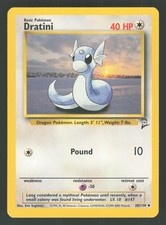 English LP Dratini 038/130 BS2 Pokemon Base Set 2 picture