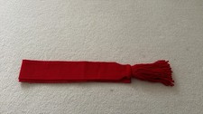 CIVIL WAR OFFICER RED WOOL UNIFORM SASH- INFANTRY picture