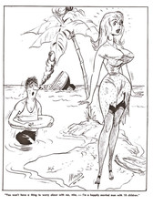 SLIPPERY STRIPS 100 PG UNREAD NM TPB: BILL WARD, BILL WENZEL & MORE GGA CARTOONS picture