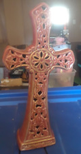 Free Standing Religious Ceramic Large Cross  12