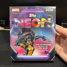 2026 Topps Neon Marvel Mega Box Brand New SHIPS NOW picture