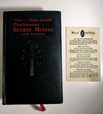 1966 New Saint Joseph Continuous Sunday Missal Hymnal Catholic Book Publishing picture