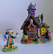 Hawthorne Village Disney Halloween Harvest Prof. Ludwig Von Drake's Laboratory picture