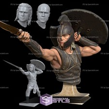 Achilles Resin Sculpture Statue Model Kit  Unpainted/Unassemble picture