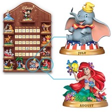 Bradford Exchange Disney Magical Moments Perpetual Calendar Figurines JUL/AUG #4 picture