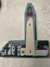 1999 Hometowne Collectibles Cape May Lighthouse 1859 Wooden Replica picture