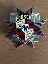 Porsche Owners  Club Original  Car Badge From Vilem B. Haan picture