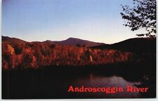 Postcard NH ME Androscoggin River Nature Sunrise Scenic View New Hampshire Maine picture