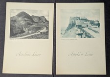 **VINTAGE 1939 ANCHOR LINE T.S.S. TRANSYLVANIA WEST INDIES CRUISE MENU PAIR*** picture