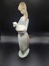 LLADRO #4505 Retired 'Girl with Lamb'  11