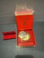 Vtg 2005 Elizabeth Arden Red Door Solid Perfume Compact Jeweled Rhinestone NIB picture