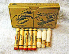 VINTAGE Tincture Merthiolate, Iodine & Inhalent Swabs Mini First Aid Mine Safety picture