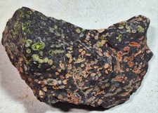 Pretty Multi Colored Specimen With Calcite Epidote Microcline In Basalt -MI USA picture